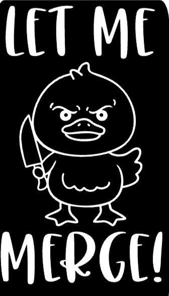 Let me merge- Car decal