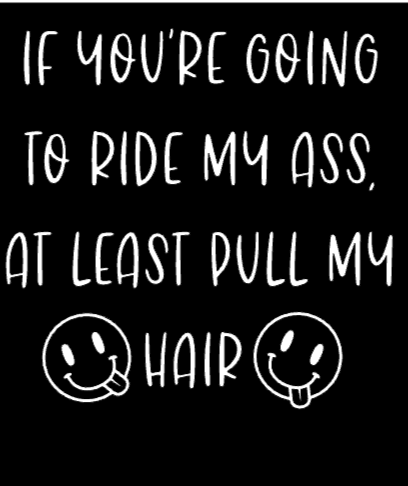 Pull my hair- Car Decal