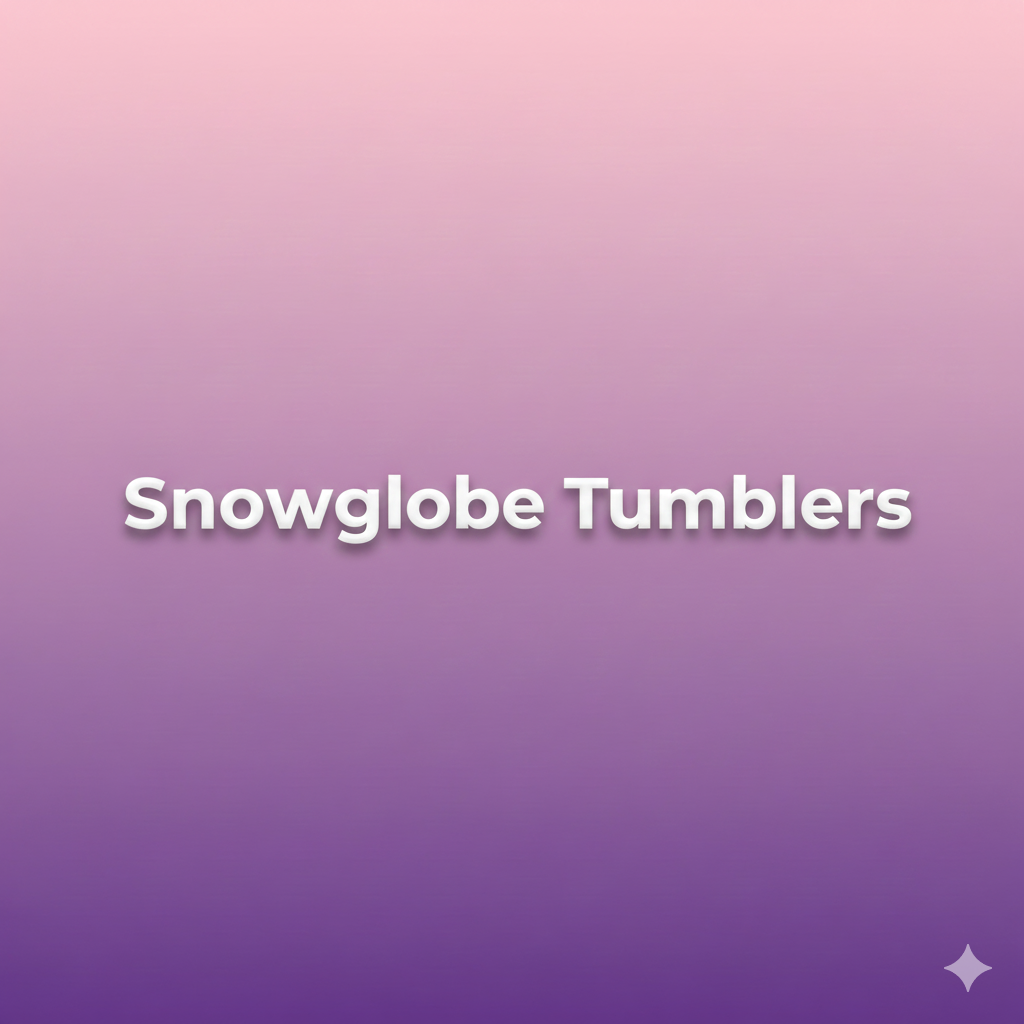Snowglobe Tumblers