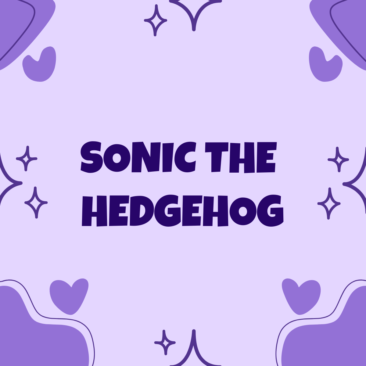 SONIC THE HEDGEHOG
