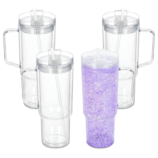 40oz Snowglobe Tumbler