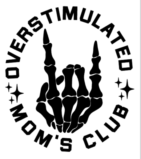 Overstimulated Mom's Club Car Decal