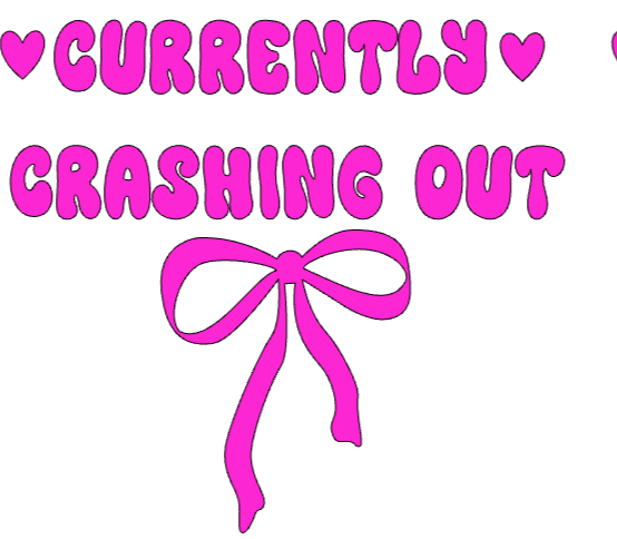 Currently Crashing Out- Car Decal