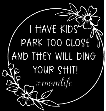 My kids will ding your s*** - Car Decal